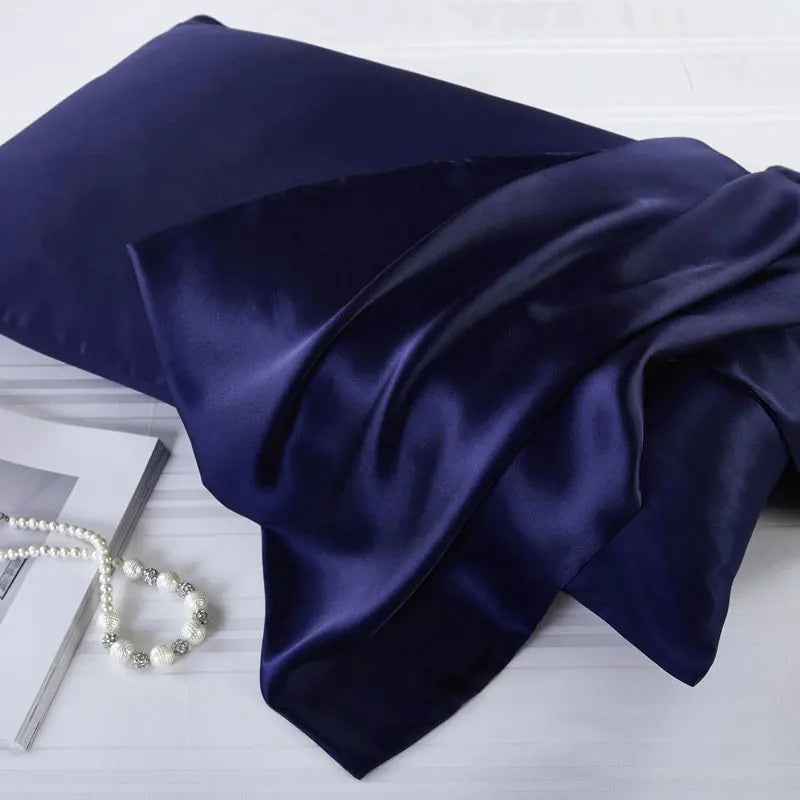 Natural Mulberry Silk Pillowcase Decorative Luxury 6A Bed Decorative Cushion Cover Solid Envelope Style Luxury Pure Pillow Case