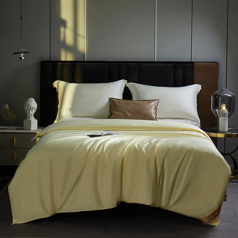 100% Natural Mulberry Silk Comforter With Cotton Shell Winter Warm Long Silk Duvet Blanket Filler Single Couple Bedding Quilt