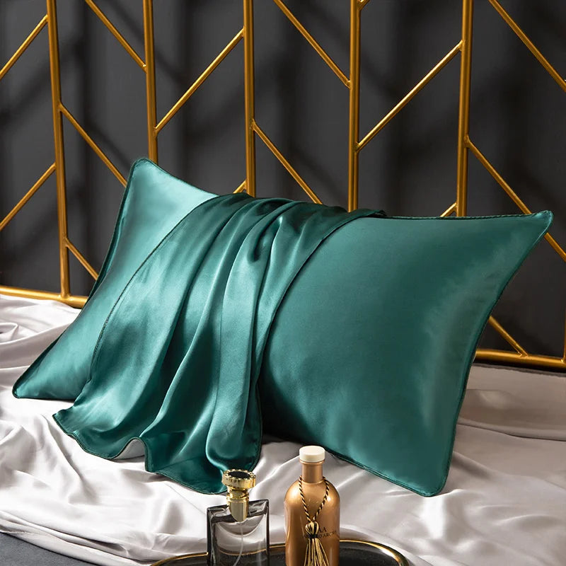 6A 25 Momme 100% Natural Mulberry Silk Pillowcase Bed Decorative Solid Throw Cushion Cover Luxury Pure Silk Envelope Pillow Case