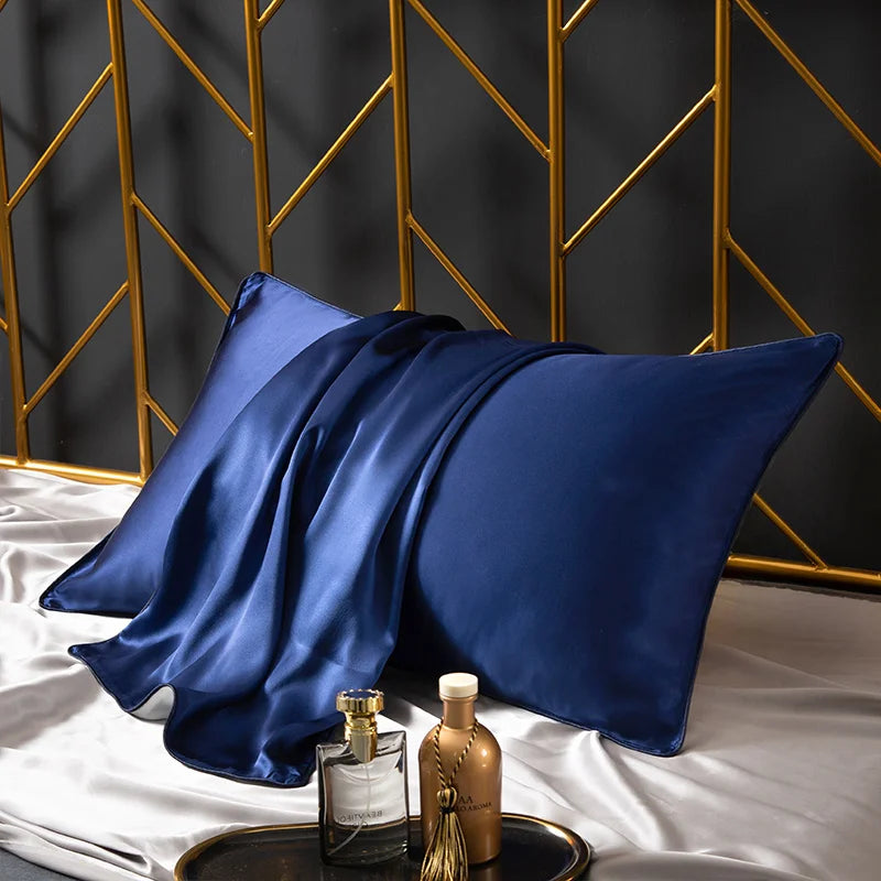 6A 25 Momme 100% Natural Mulberry Silk Pillowcase Bed Decorative Solid Throw Cushion Cover Luxury Pure Silk Envelope Pillow Case